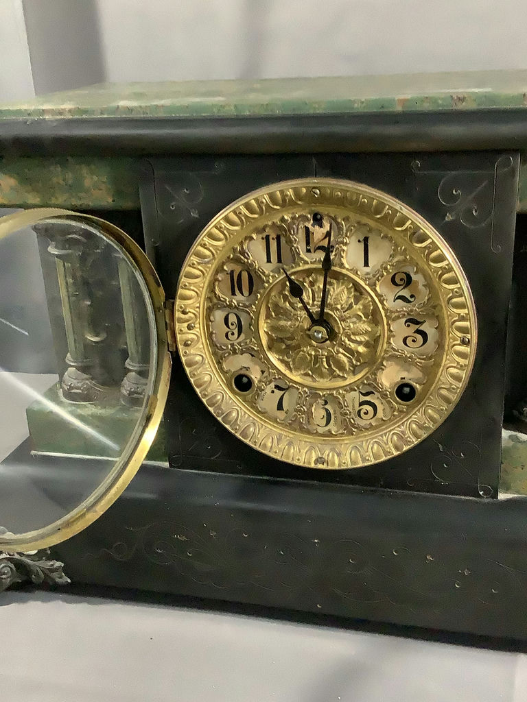 Antique Seth Thomas Adamantine Mantle Clock - image 3 of 10