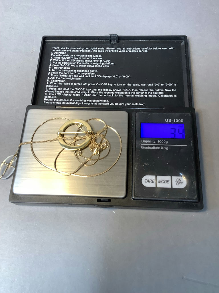 14K Yellow Gold Jewelry (3+dwt) - image 10 of 10