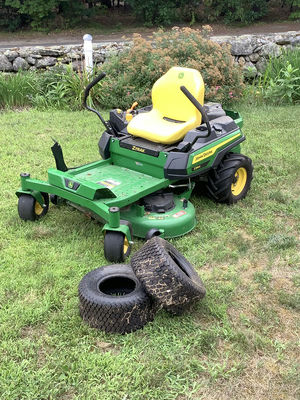 John Deere Zero Point Riding Mower - Image 1 of 5