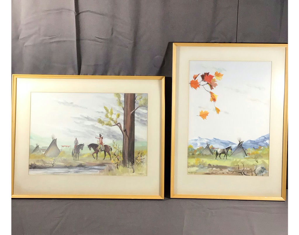 Vintage White Buffalo Framed Art - image 2 of 6