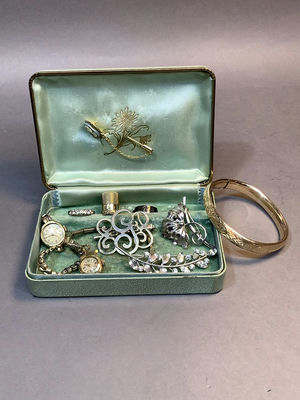 Antique Gold Filled Jewelry / Sterling Brooch (4+dwt) - Image 1 of 16