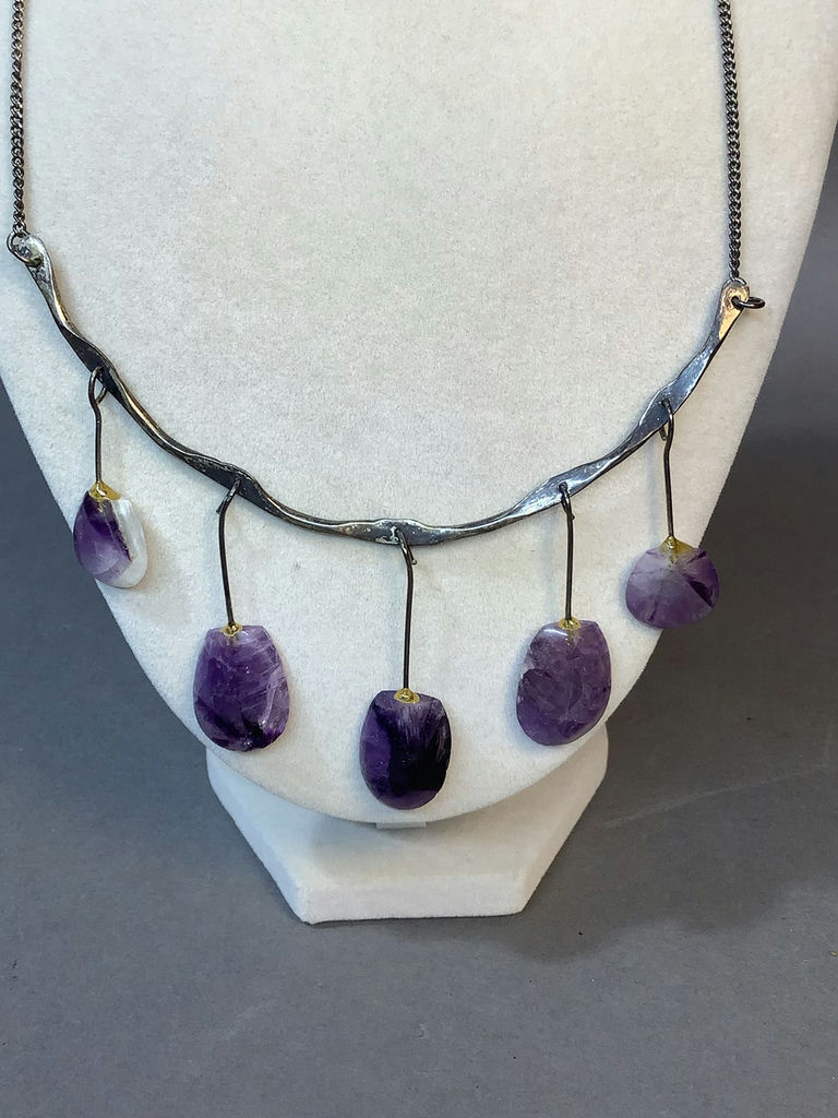 Silver & Amethyst Jewelry - image 5 of 7