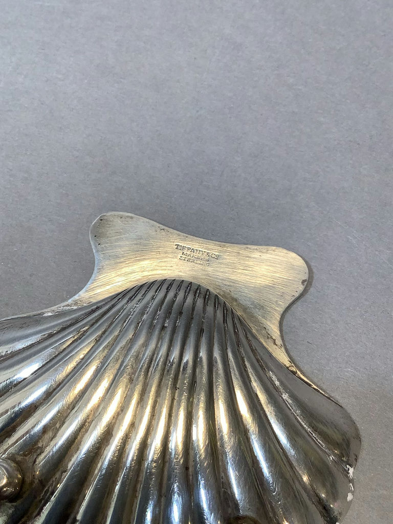 Tiffany Sterling Shell Dish & Vintage Bling (21+dwt) - image 4 of 20