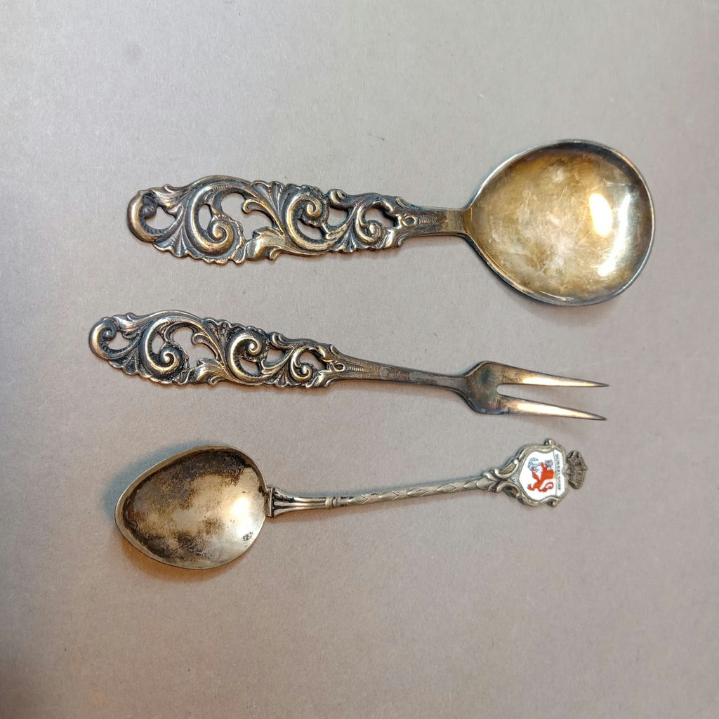 Stieff and More Silver Tableware (STR/99+, 830/12+, 800/5+dwt) - image 13 of 23