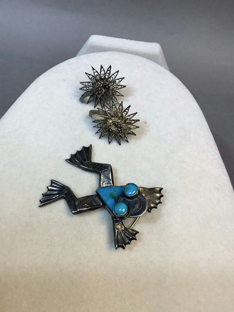 Vintage Sterling Jewelry (42 dwt) - image 18 of 19