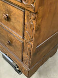 Antique Marble Top Sideboard - thumbnail 4 of 10