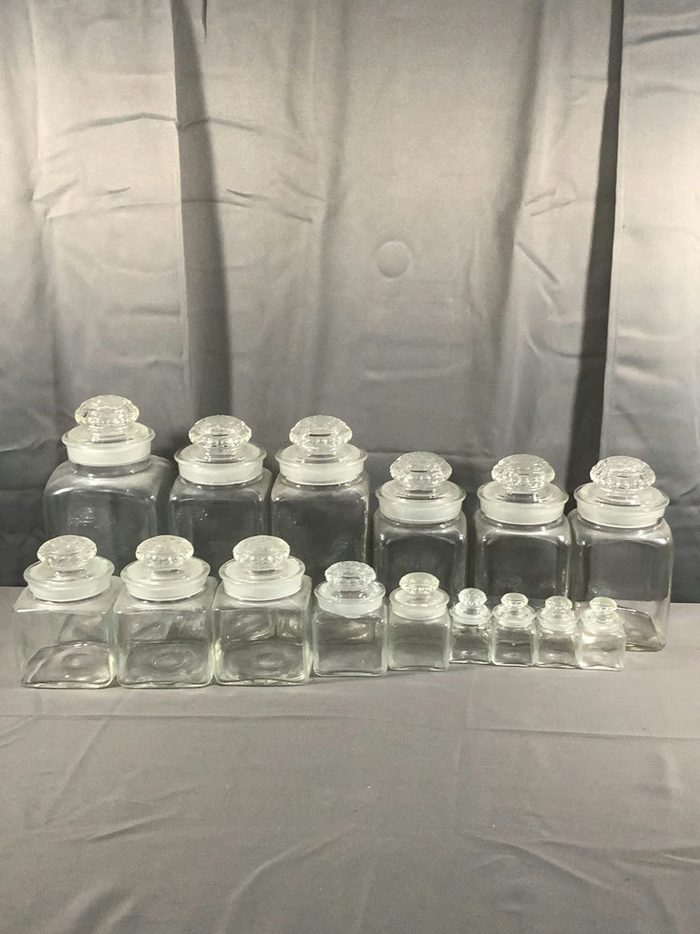 Vintage Glass Canisters - image 1 of 7