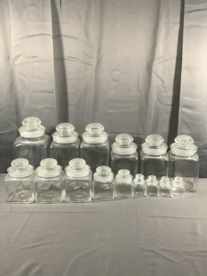Vintage Glass Canisters - Image 1 of 7