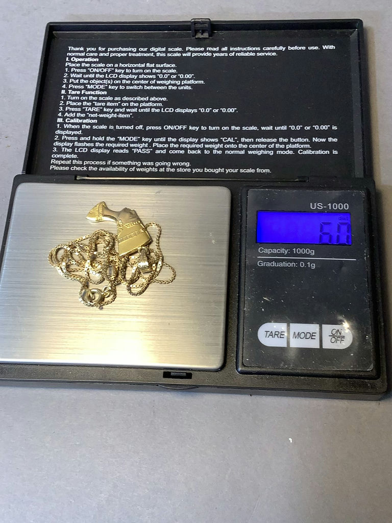 18K Yellow Gold Necklace & Nefertiti Pendant (6 dwt) - image 9 of 9