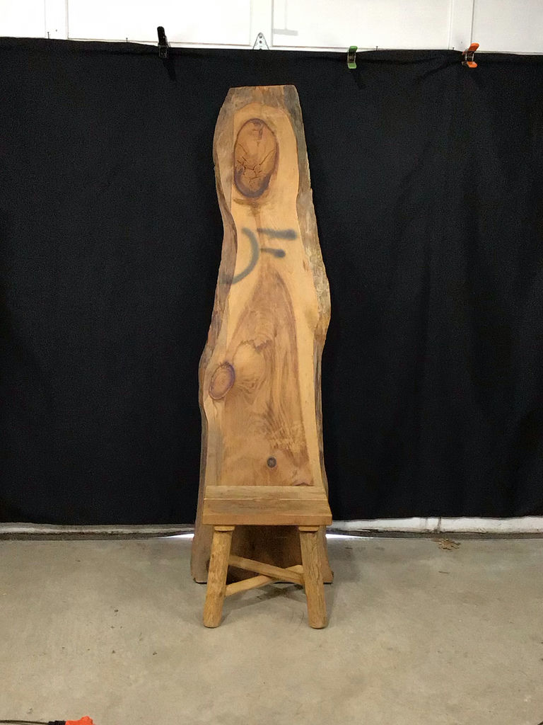 Live Edge Slab & Walpole Outdoors Stool - image 1 of 5