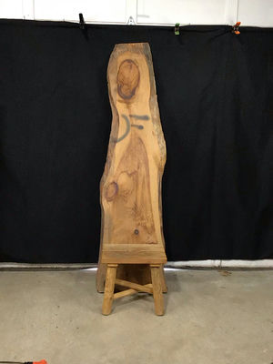 Live Edge Slab & Walpole Outdoors Stool - Image 1 of 5