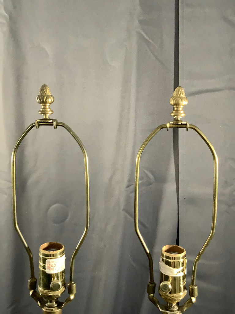 Vintage Brass Pineapple Table Lamps - image 4 of 5