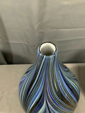 Blue Swirl Glass Vases - thumbnail 3 of 8