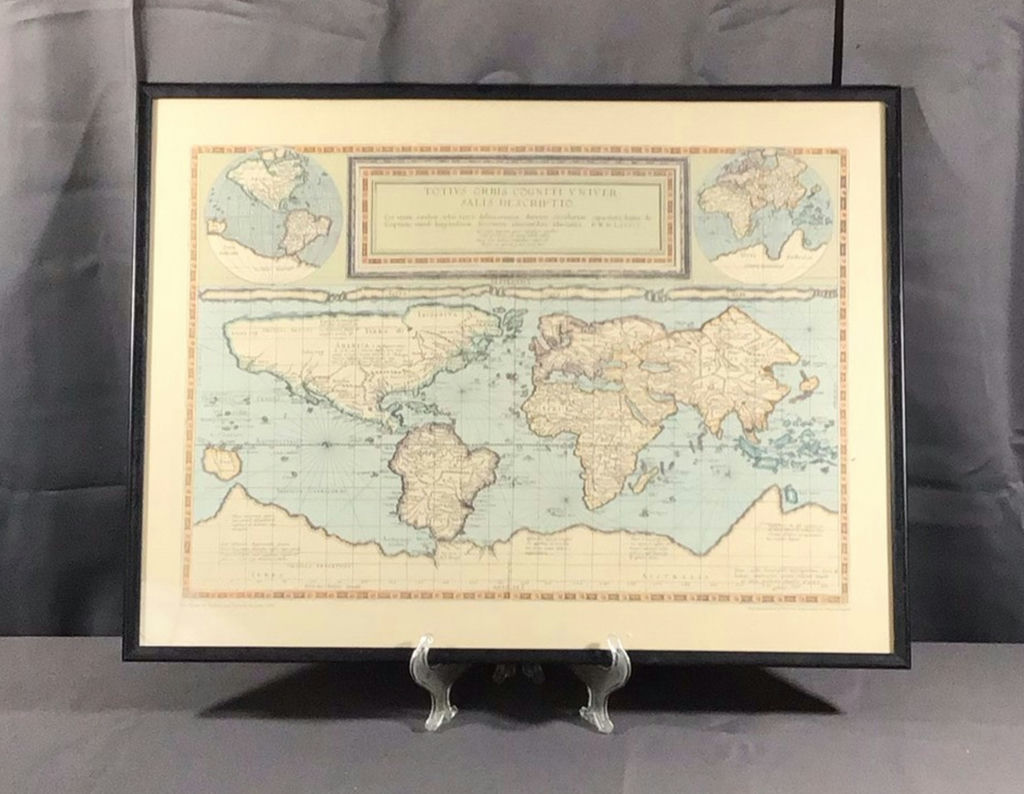 "The World by Gerard and Cornelis de Jode, 1589" Framed Print - image 1 of 5