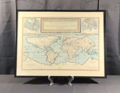 "The World by Gerard and Cornelis de Jode, 1589" Framed Print - Image 1 of 5
