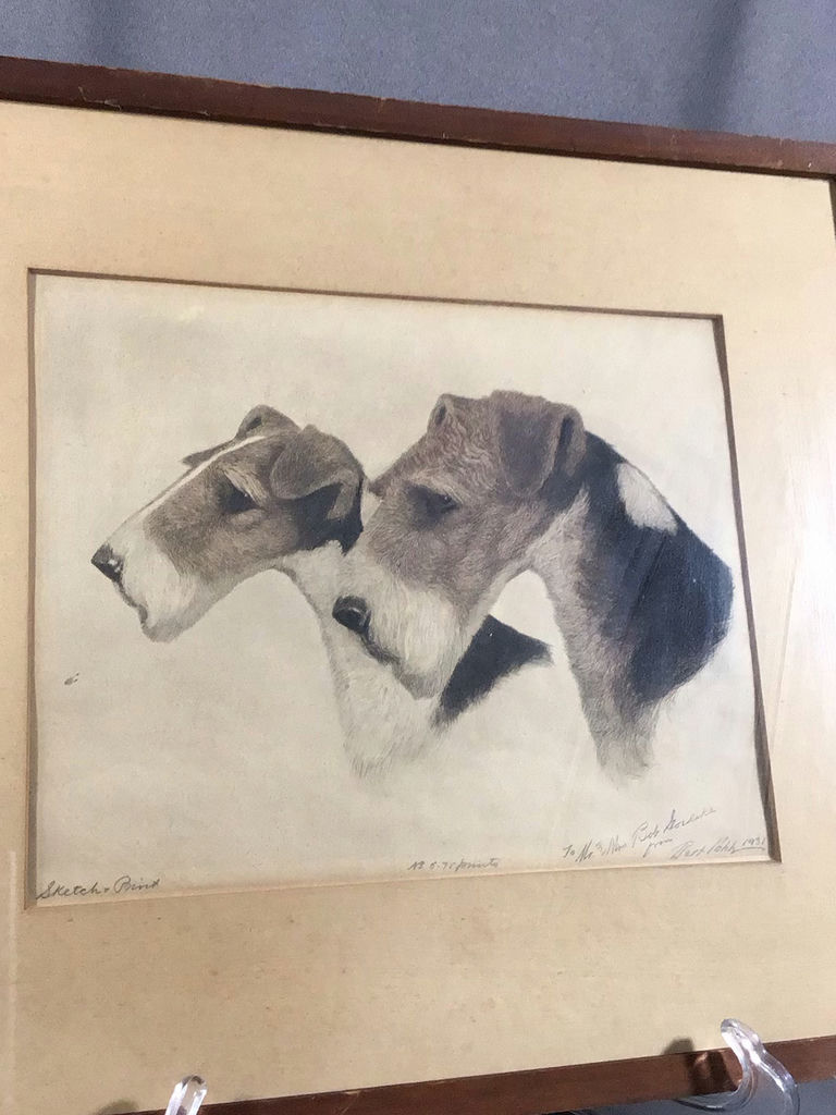 Bert Cobb Framed Sketch & Print - image 2 of 3