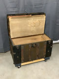 Antique Dome-Top Steamer Trunk - thumbnail 6 of 10