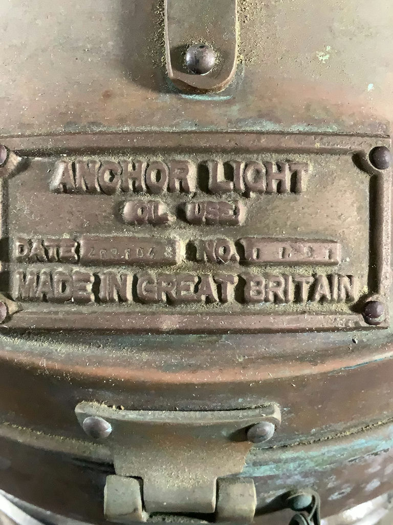 Antique Maritime Anchor Light - image 3 of 6