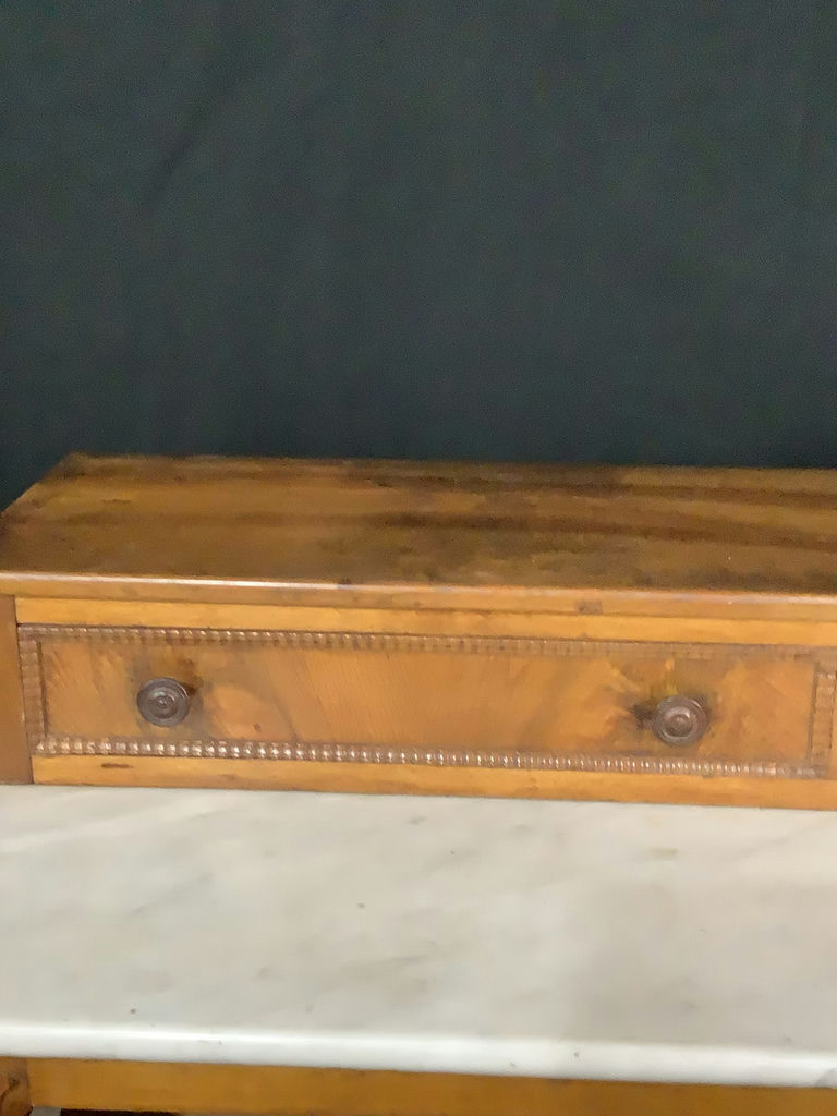 Antique Marble Top Sideboard - image 7 of 10
