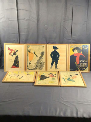 Henri de Toulouse-Lautrec Framed Prints - Image 1 of 5