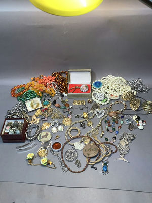 Vintage Costume Jewelry - Image 1 of 18