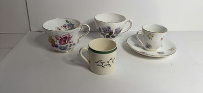 English Porcelain Teacup Lot - Image 1 of 11