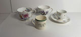 English Porcelain Teacup Lot - thumbnail 1 of 11