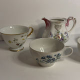 Floral Porcelain Teacup Lot - thumbnail 3 of 7