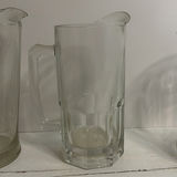 Assorted Clear Glass Vintage Pitchers - thumbnail 5 of 6