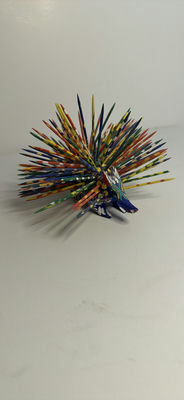 Mexican Handmade Porcupine Alebrije Oaxaca Mexico - Image 1 of 3