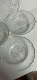 Vintage Clear Glass Plate and Bowls - thumbnail 3 of 3