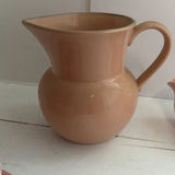 Pink Pastel Ceramics pitcher, gravy boat, teacups and saucers - Including Shenandoah - thumbnail 5 of 9