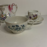 Floral Porcelain Teacup Lot - thumbnail 2 of 7