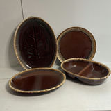 Vintage Brown Drip Glaze Ceramic Serving Pieces Hull and McCoy Included - thumbnail 1 of 9