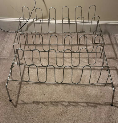 Lot of 2 Metal Shoe Racks - Image 1 of 1