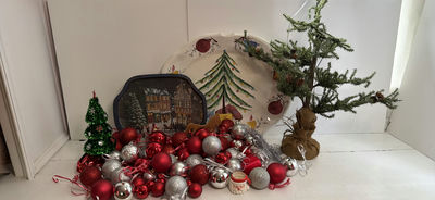 Lot of Christmas Decor and Serving Pieces - #2 - Image 1 of 6