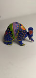 Colorful Armadillo Figurine - Signed Pepe Santiago - Mexican Folk Art - thumbnail 1 of 3