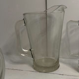 Assorted Clear Glass Vintage Pitchers - thumbnail 6 of 6