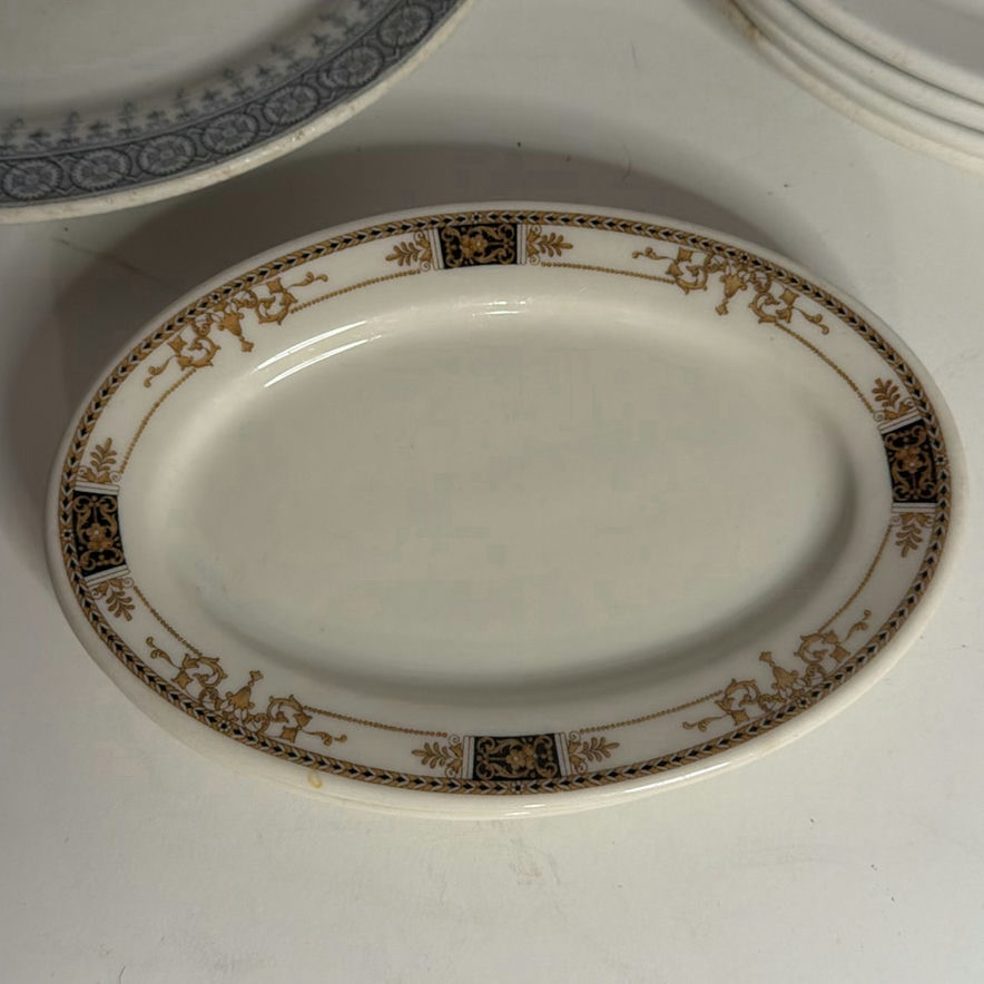 Porcelain Serving Plates including JOHN MADDOCK & SONS ENGLAND - image 2 of 10