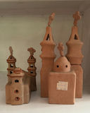 Terra Cotta Folk Art - Lot of Church/Buildings - Probably Mexican - thumbnail 2 of 3