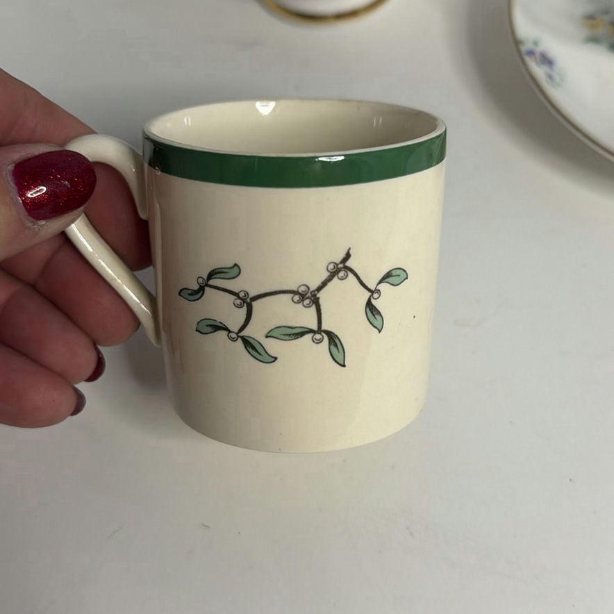 English Porcelain Teacup Lot - image 4 of 11