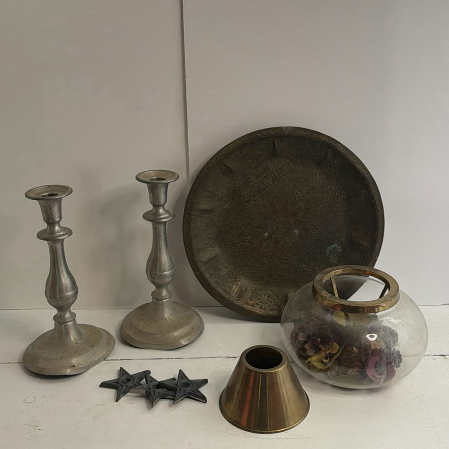 Random Lot of Metal Decor - image 1 of 5
