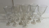 Vintage Clear Glass Stemware - thumbnail 1 of 6