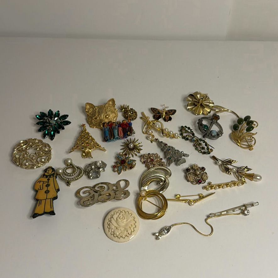 Assorted Costume Brooches - image 1 of 1