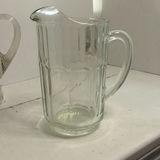 Assorted Clear Glass Vintage Pitchers - thumbnail 3 of 6