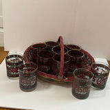 Vintage Holiday Glasses - Houze Glass Company Season's Greetings - thumbnail 1 of 3