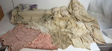 Assorted Fabrics and Textiles some Crotcheted - thumbnail 1 of 5