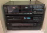 Stack of Vintage Audio Electronics inlcuding TEAC, Onkyo and JVC NOT TESTED - thumbnail 2 of 2