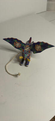 Oaxacan Alebrije Winged Animal Figurine Mexican Folk Art - Image 1 of 4