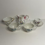 Floral Porcelain Teacup Lot - thumbnail 1 of 7